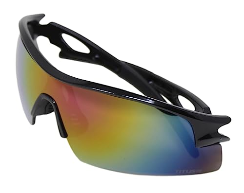 TITUS G20 All Sport Safety Glasses Shooting Eyewear Motorcycle Protection ANSI Z87+ Compliant - color: Grey Frame - Clear Lens