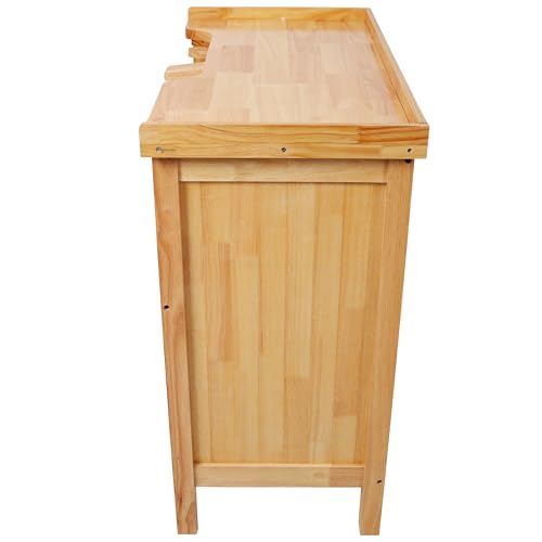 Montary 39-Inch Solid Wood Jewelry Workbench - Heavy Duty Jewelry Bench with Mandrel Tray & Metal Liner Pan & Practical Storage Drawers for Jewelry Making & Repair Station - size: 3 Drawers-39" Jewelry Bench