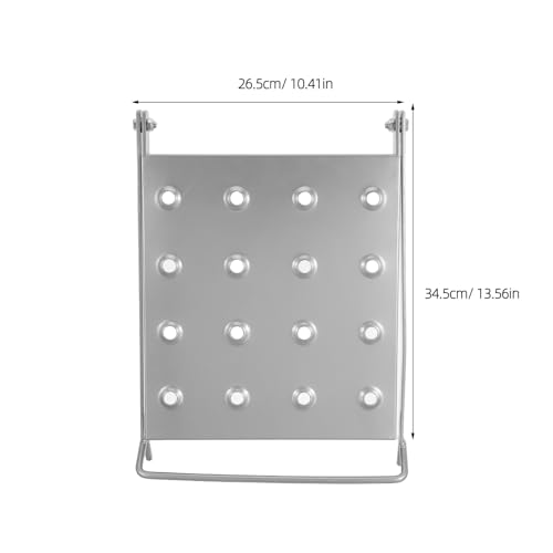 Ladder Platform: Anti-Slip Work Platform Accessory for Stabilizer - Iron Work Tray Attachment for Painters & Tools - Telescoping Steps Removable Project Tray