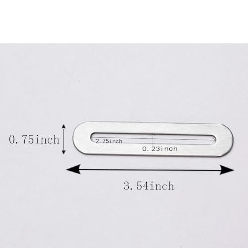 10 Pcs Metal Connector Slideable Slotted Brackets, Adjustable Flat Plate with Slot Mounting Bracket for Timber Wood Furniture Motor PC Case Holder Motor Shelf Adjustable Flat Mending Platese