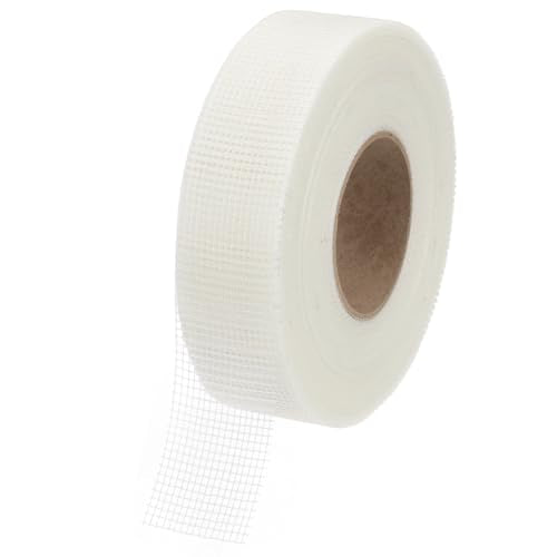 PATIKIL Drywall Repair Mesh Tape, 2 inch x 328 ft Fiberglass Repair Patch Self-Adhesive Dry Wall Joint Tape 9 Mesh Wall Hole Crack and Seam Patch, White - size: 2 inch x 328 Feet