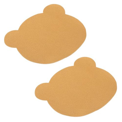 PATIKIL Leather Repair Patch, 2 Pcs 4 x 3.5 Inch Self-Adhesive Vinyl Patch Furniture Tape Repair Kit for Sofas Couches Stools Chairs Cabinets Bags, Gold - color: Gold