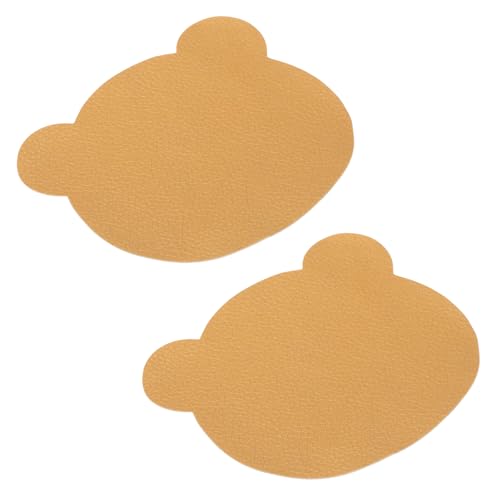 PATIKIL Leather Repair Patch, 2 Pcs 4 x 3.5 Inch Self-Adhesive Vinyl Patch Furniture Tape Repair Kit for Sofas Couches Stools Chairs Cabinets Bags, Gold - color: Gold
