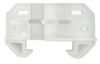 Drawer Guides/Back Plates Adjustable for 1/4”-5/16” Rail Height/Adjustable/Kitchen/Dresser/Furniture Drawer Track, Rail Guides Includes All Hardware/ 4 per Pack by E.H.C. Adjustable 1" to 1-1/2"