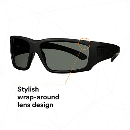 Maxim 3M Elite 1000 Series, MXE1002SGAF-BLK, Black Frame, Scotchgard Anti-Fog Coating, Gray AF-AS Lens - style: Gray Lens