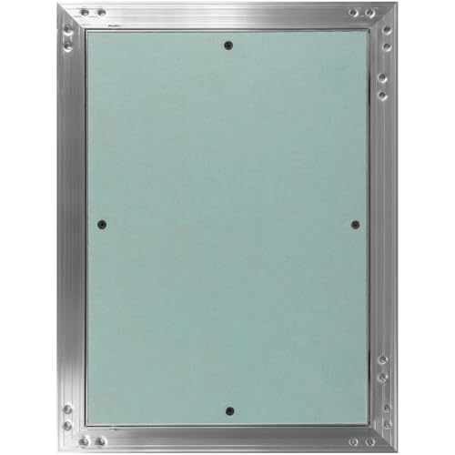 10" x 14" Waterproof Drywall Access Panel, Tileable and Paintable Ceiling and Wall Access Panel for Drywall, Wire Cover for Wall Covering Panels, Push to Open, Flush-Mount Wall Hole Cover - size: 10" X 14"