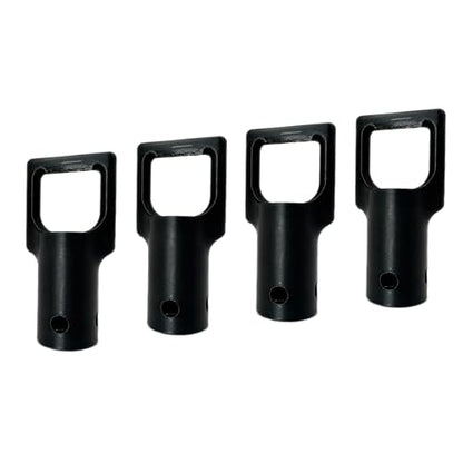Heavy Duty Trimmer Attachment Hanger 4 Pack – Black – Wall Mount Hooks for Garage & Shed – Fits Ryobi, Toro, Homelite, Troy-Bilt, Badger, Masterforce Weed Eater, String Trimmer, Blower, Edger Tools - color: Black