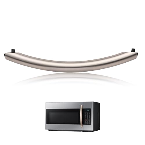 Upgrade ME16A4021AS Microwave Door Handle(Rose Gold 12.28in), Replaces with Samsung Microwave Handle ME16A4021AS, with 2 Screws, DE94-04313F Microwave Door Handle, 365 Days Warranty