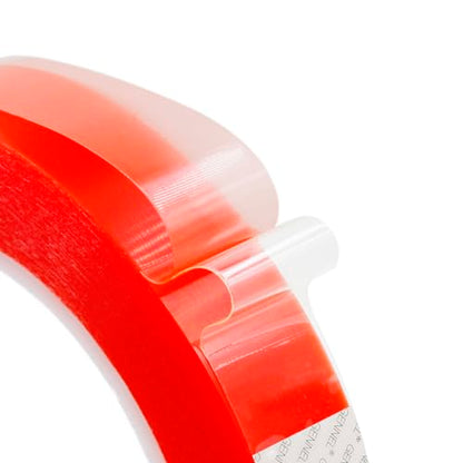 25mm x25M Clear Double Sided Strong Adhesive Tape Transparent Acrylic Tape for Laptop Cellphone LCD Screen Case - size: 25mm