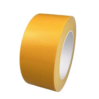 Multi-Purpose Duct Tape 2 Inch x 33 Yards, Heavy Duty, Waterproof, Great for Repairs, Packaging, Arts Crafts and DIY Projects (Yellow) - color: Yellow, size: 2 Inch