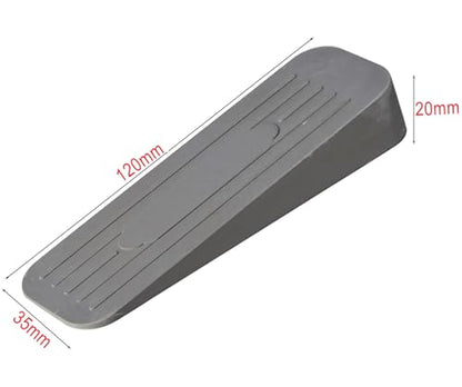 Merriway® BH02509 Door Stop, Heavy Duty Non-Slip Rubber, Grey