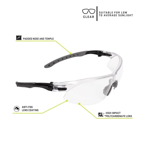 ULTRX Unisex Safety Glasses - color: Clear