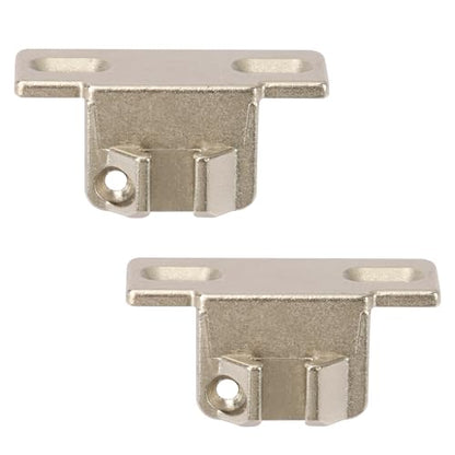 Hinge Mounting Plate Replacement for Blum 1 5/8" Overlay 110 Degree Compact 33 Edge, Edge Mount Plates for Blum Face Frame Overlay Hinge, Hinges for Cabinet Doors, Self Closeing Hinges(2 PCS)