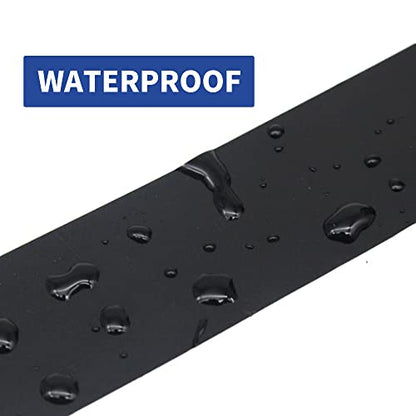TAPEBEAR Corrosion Protection Pipe Tape, Wrap Pipe Tape for Drain Pipe, Metal & Electrical Piping, Anti-Corrosion Water Leak Proof PVC Tape, 3 Inch X 33 Yds, Black - size: 3inch x 33yard