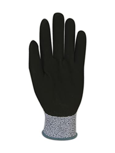 MAGID D-ROC ANSI A2 Sandy Nitrile Coated 13-Gauge Hyperon Work Gloves, 1 Pair, Size 10/XL, GPD700 - size: 8/M, style: 12 Pair