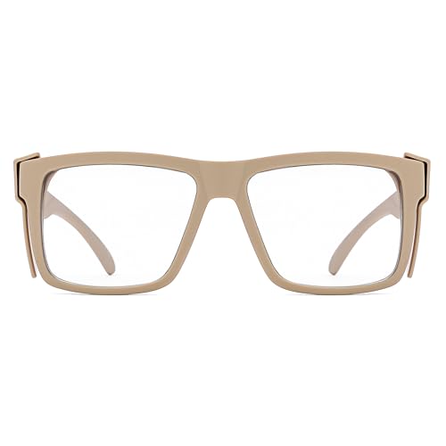 UV400 Bluelight Transition Photochromic Safety Glases Anti Scratch and Impact Resistant,Meets ANSI Z87.1 Standard - color: Desert Tan