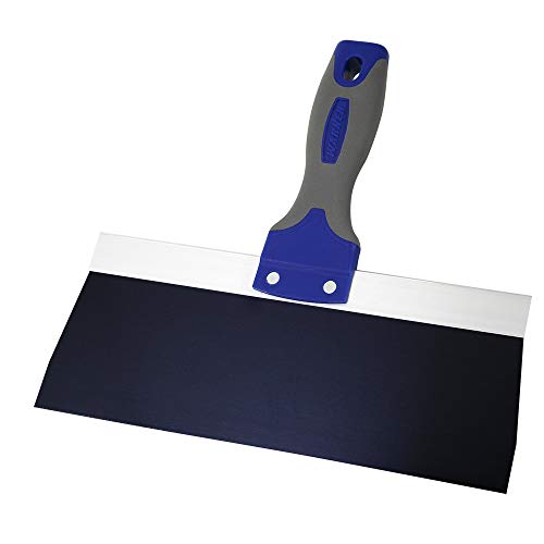Warner 10" ProGrip Blue Steel Drywall Taping Knife, Soft Grip Handle, 10872 - size: 10", style: Blue Steel