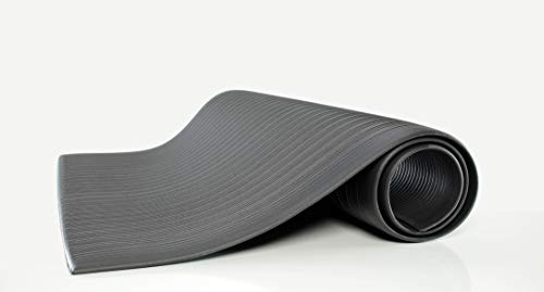 Guardian Air Step Anti-Fatigue Floor Mat, Vinyl, 2'x3', Black, Reduces fatigue and discomfort, Can be easily cut to fit any space - size: 36"L x 24"W x 0.3"Th