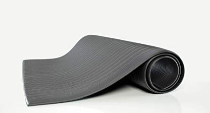 Guardian Floor Protection 24031202 Air Step Anti-Fatigue Floor Mat, Vinyl, Black, Reduces fatigue and discomfort, 3' Length, 12' Width - size: 144"L x 36"W x 0.3"Th