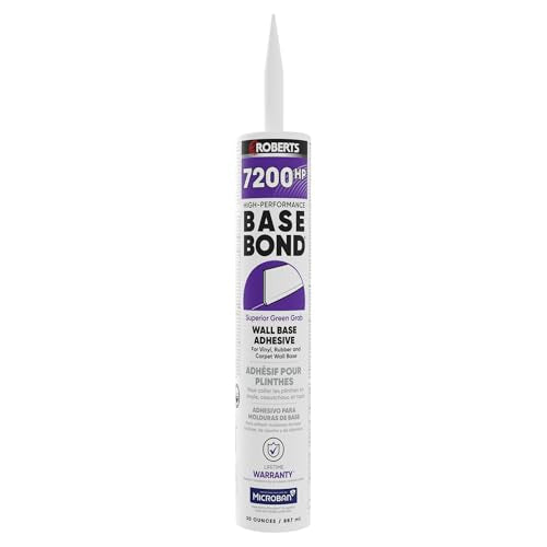 Roberts High-Performance Base Bond Wall Base Adhesive - 30 Oz. (887 mL) - size: 30 Fl Oz