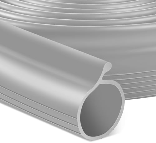 8.2 FT Garage Door Bottom Seal Rubber 0.19" P Bulb Bottom Garage Weather Stripping for Single Channel, Flexible Weatherproof Replacement Strip Seal Fits 8.2FT Wide, Gray - color: Gray-0.19" Small P Bulb, size: 8.2 Feet