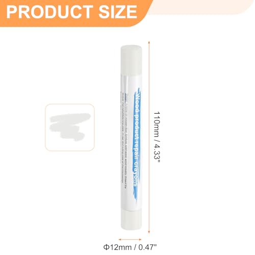 HARFINGTON 5pcs Wood Filler Sticks Wooden Wax Touch Up Furniture Repair Crayons for Scratch Hole Wood, Pale Blue - color: Pale Blue