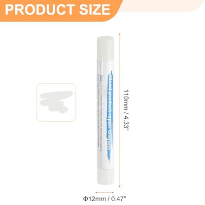 HARFINGTON 5pcs Wood Filler Sticks Wooden Wax Touch Up Furniture Repair Crayons for Scratch Hole Wood, Pale Blue - color: Pale Blue