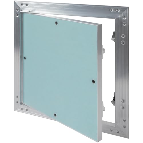 10" x 10" Waterproof Drywall Access Panel, Tileable and Paintable Ceiling and Wall Access Panel for Drywall, Wire Cover for Wall Covering Panels, Push to Open, Flush-Mount Wall Hole Cover - size: 10" X 10"