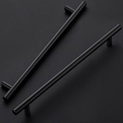 Ravinte 10 Pack 8-13/16 Inch Cabinet Handles Matte Black Stainless Steel Kitchen Cupboard Pulls 11-3/10"Length,8-13/16" Hole Center - size: 11-3/10 Inch（8-13/16 Inch Hole Center）