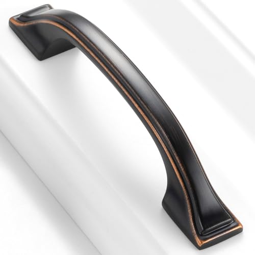 30 Pack Oil Rubbed Bronze Cabinet Pulls 3 Inch Brushed Bronze Cabinet Handles Bronze Hardware for Kitchen Cabinets 8222 Drawers Bedroom Dresser Bathroom Vanity Cupboard - color: Oil Rubbed Bronze, size: 3 Inches, style: 30 Pack Arch Pull