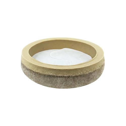 Super Sliders Secure Grip Formed Felt Movers for Furniture to Protect Hard Surfaces, 1.5", Beige (20 Pack)