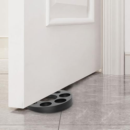 Door Stopper,5 Pack Flexible Rubber Door Stops Wedge Holder,DIY Furniture Shims for Doors, Tables of Home Improvement、Office、School、Factory etc（Black） - size: 5Pack stoppers