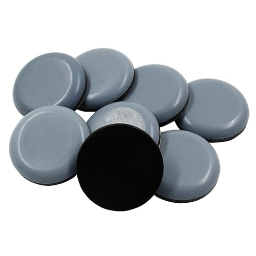 Bivethoi 20 Pcs Furniture Glide Round,Self-Adhesive Sliders Pads Magic Sliders Floor Protectors Sofa Glides for Wood, Ceramic Tile Floor(30mm) - size: 1-5/16", Round