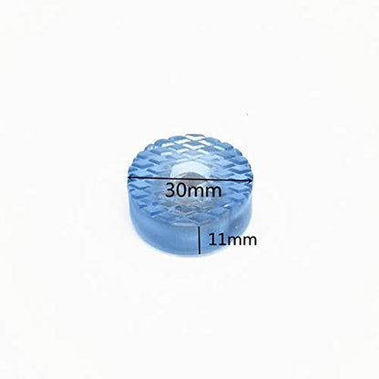 30 Pcs Translucent Cylindrical Shape Furniture Pads Rubber Non Slip Feet Pad for Table Desk Chair Sofa and Cutting Boards (30mm x 11mm) - size: 30mm x 11mm