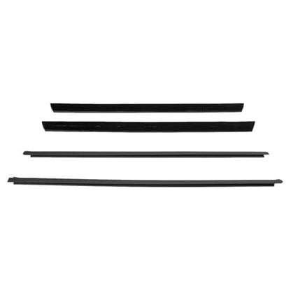TRQ Door Window Belt Weatherstrip Kit Compatible with 94-02 Dodge Ram 1500 Ram 2500 Ram 3500