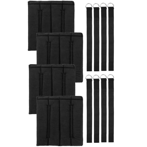 4pcs with 8 Adjustable Straps Comfortable Ladder Step Pads Suitable for Safe Climbing Padding Bunk Bed