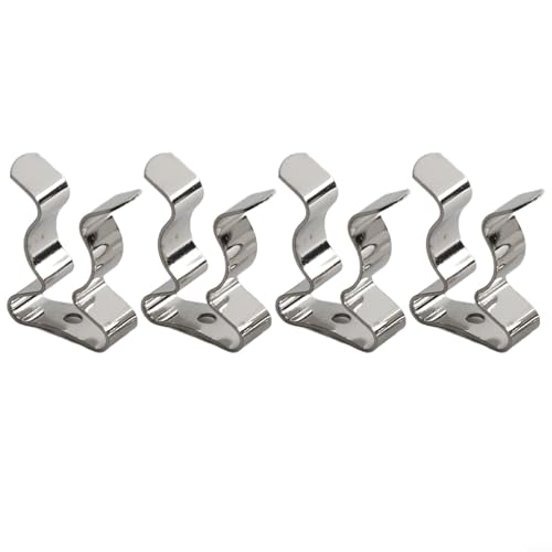 10 Pack Heavy Duty Manganese Steel Spring Terry Clips Wall Mount Tool Holders for Garage, Shed, and Workshop Organization, Fits 0.24 to 2 Inch Handles(12mm) - size: 12mm