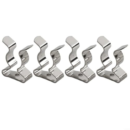 10 Pack Heavy Duty Manganese Steel Spring Terry Clips Wall Mount Tool Holders for Garage, Shed, and Workshop Organization, Fits 0.24 to 2 Inch Handles(12mm) - size: 12mm