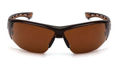 Carhartt Gear CHB818ST Easley™ Sandstone Bronze Anti-Fog Lens - One Size Fits All - Black/Tan - color: Sandstone Bronze Lens