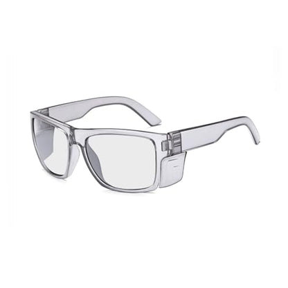 TransitionSafetyGlaseswith ANSI Z87+ImpactApproved Wraparound&Anti Bluelight UV400 - color: Grey