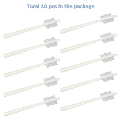 EIKS 10 Pack Juicer Cleaning Brushes for Cleaning Bottle Glassware Edge Corner Bottom, Also Suitable for Tile Lines Window Track Sink