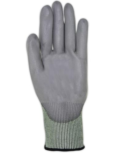 MAGID D-ROC ANSI A4 Touchscreen Compatible PU Coated Work Gloves, 1 Pair, Size 10/XL, GPD467 - size: 9/L, style: 1 Pair