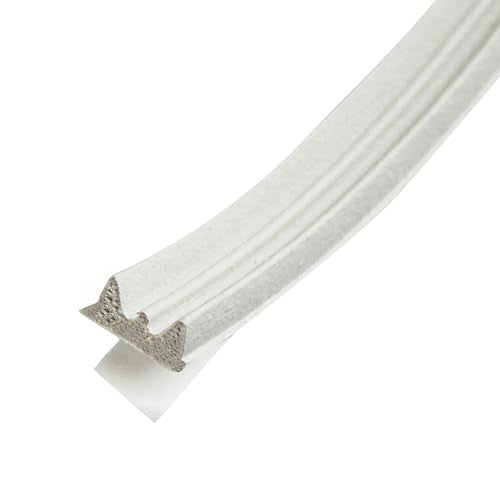 M-D Building Products 02618 1/8 in. x 3/8 in. x 17 ft. White Premium Rubber Window Seal for Ex-Small Gaps - color: White, size: 1/8 in. x 3/8 in.