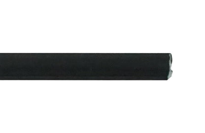 WRS .190" Bulb Height x .141" Backing Bulb Seal Weatherstripping for Windows – Black Rubber Window Weather Stripping Replacement, Compression Seal for Vinyl & Aluminum Windows (24 ft Roll) - color: 24 Ft Roll - Black Bulb Seal (.190" x .141")