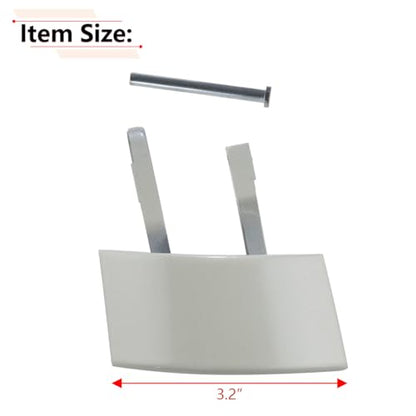 RLB-HILON Metal Left Door Handle Repair Kits Compatible with Honda CRZ CR-Z 2011 2012 2013 2014 2015 Year, White Color