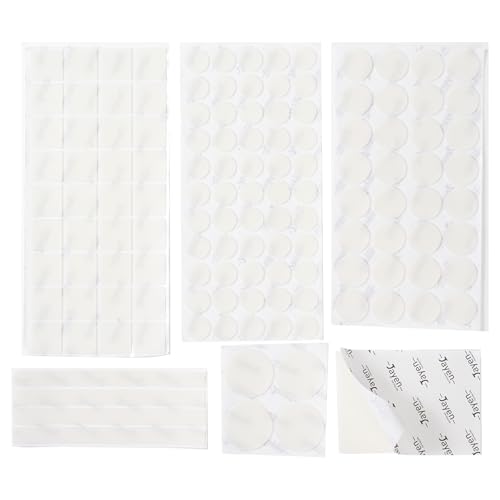 Jayen 132 Pcs Non Slip Self-Adhesive Silicone Cuttable Furniture Pads, Anti-Sliding Anti-Scratch Rubber Floor Protectors for Any Furniture and Appliances - Translucent (Matte) - size: Translucent