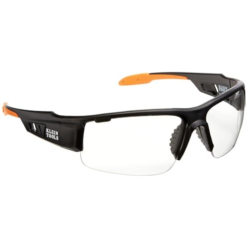 KLEIN TOOLS Safety Glasses, Professional PPE Protective Eyewear with Semi Frame