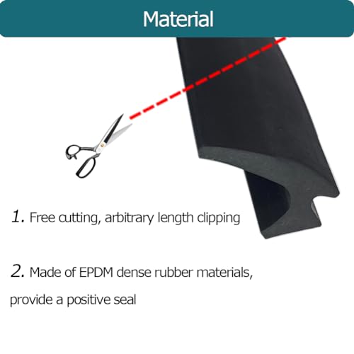 RV Window Seal, Windshield Weather Stripping for Automotive, Boat, Truck and Van, 26Feet (8 Meter)