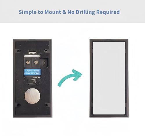 Qjin Double Sided Tape for Ring Video Doorbell (2nd Generation), Mounting Tape (No Drilling Required) 5 Pack