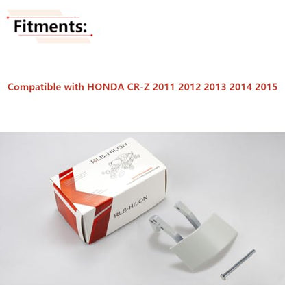 RLB-HILON Metal Left Door Handle Repair Kits Compatible with Honda CRZ CR-Z 2011 2012 2013 2014 2015 Year, White Color
